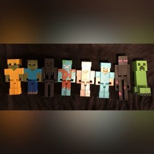 Mattel Minecraft Action Figures lot
